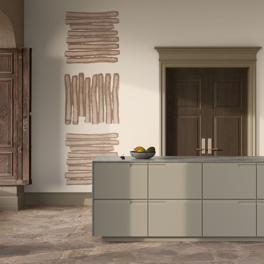 Панно Luna Крафт Тушь CRF11 002 3×3 фото в интерьере